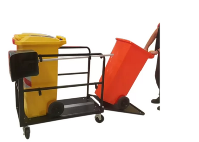 120 litre Çöp Konteyner Taşıma Arabası İkili 120 Lt. - 2