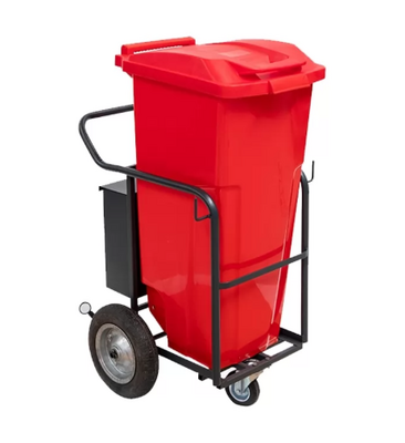 120 litre Çöp Konteyneri Taşıma Arabası - 1
