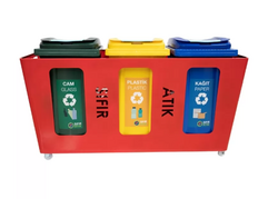 240 litre Çöp Konteyneri Taşıma Arabası 240 Lt. - 