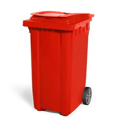 240 Litre Tekerlekli Plastik Çöp Konteyneri - 2