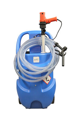 78 LİTRE TANK + VARİL POMPASI + PLASTİK TABANCA + HORTUM - 1