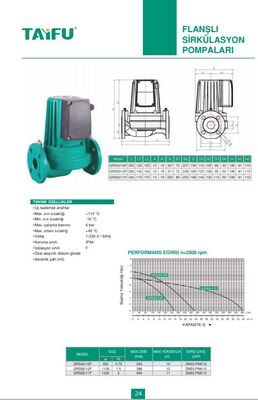 GRS40/10F Flanşlı Sirkülasyon Pompası - 4