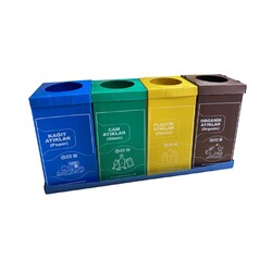 Hastane atıkları en hassas ve önemli atık türlerinden biridir.Bu bağlamda kemos Plastik Sanayi Grubu, yüksek mukavemetli kulplu, kapalı kilitler şeklinde bulaşıcı hastane atık kutuları üretmiştir. (Tek Adet Fiyatıdır) - 3