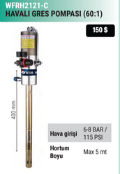 Havalı Varil Gres Pompası 2121-C - ORT