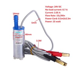 RİCH 12 VOLT PLASTİK DALGIÇ TİPİ SIVI AKTARMA POMPASI - 2