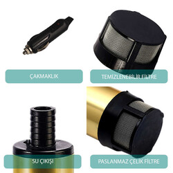MERİÇ 24 VOLT ALÜMİNYUM DALGIÇ TİPİ SIVI AKTARMA POMPASI (FİLTRELİ+ÇAKMAKLIK) - 2