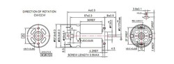 RS-555 36 MM 24 VOLT DC MOTOR(FIRÇALI) - 3