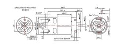 RS-795 42 MM 12 VOLT DC MOTOR(FIRÇALI) - 5
