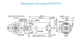 RS-997 52 MM 24 VOLT DC MOTOR(FIRÇALI) - 3