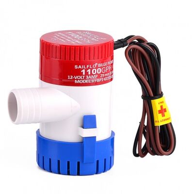 Sailflo 12v 1100Gph Sintine Pompası Bilge Pump Rule Pump kemos tekne yat pompası - 1