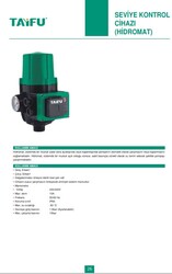 Seviye Kontrol cihazi (Hidromat) T26 - 3