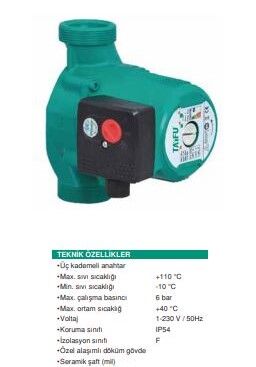 GRS32/8(HIGH) Sirkülasyon Pompası - 5