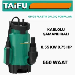 Taifu Dalgic Pompa Kablolu Şamadıralı 550wat kemos - TYF