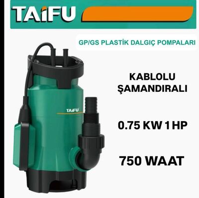 Taifu Dalgic Pompa Kablolu Şamadıralı 750 Watt - 1